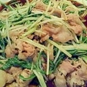 あっさりした和の味がおいしい！水菜と豚肉の炒め煮